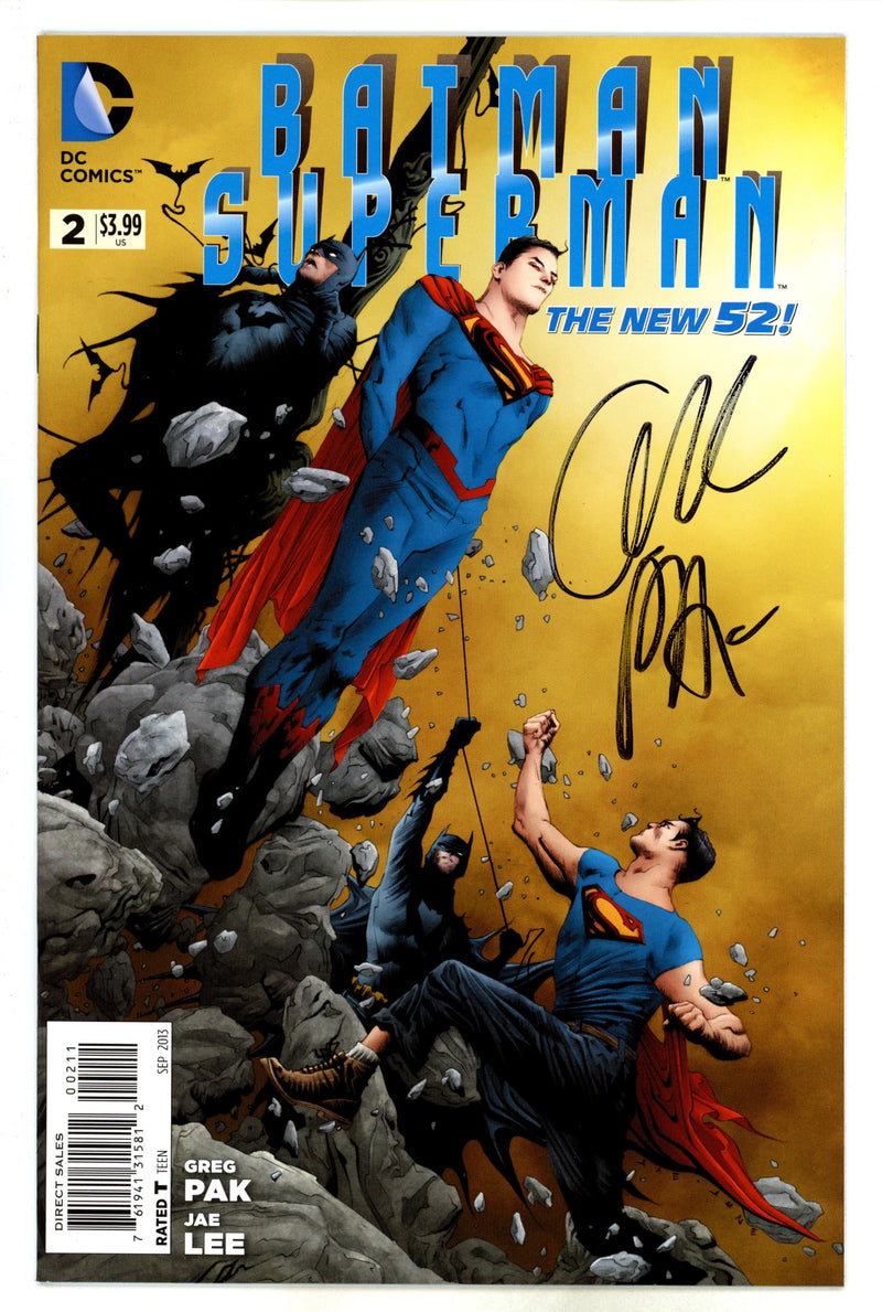 Batman / Superman Vol 1 2 Signed Pak