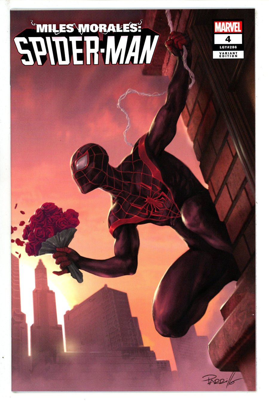 Miles Morales Spider-Man Vol 2 4 Parrillo Exclusive Variant (2023)