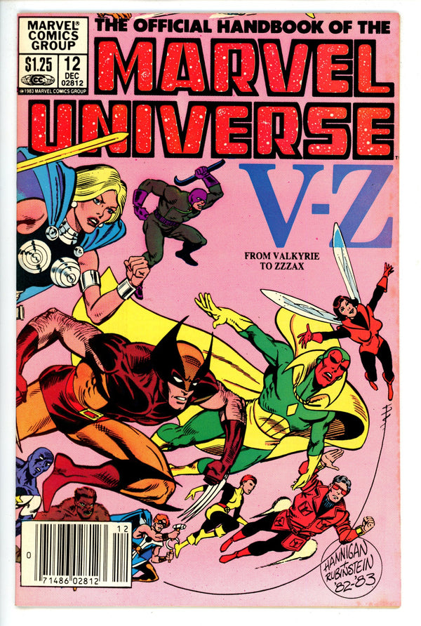 The Official Handbook of the Marvel Universe 12 Canadian VF-