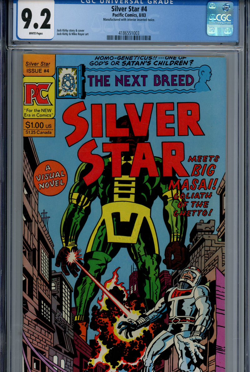 Silver Star 4 Manufactured With Interior Inserted Twice CGC 9.2 (1983)