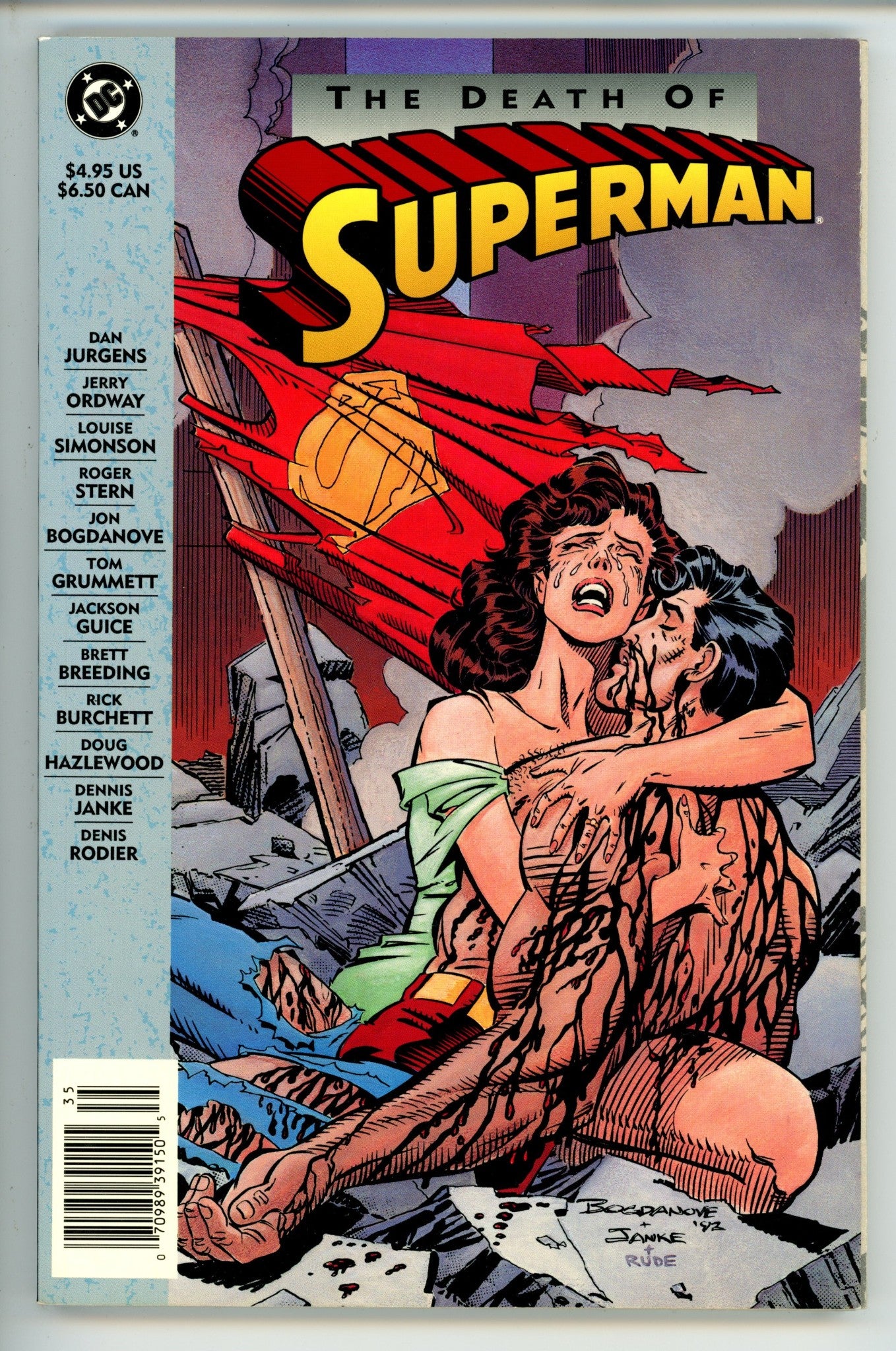 Death of Superman TPB 1st Print Newsstand