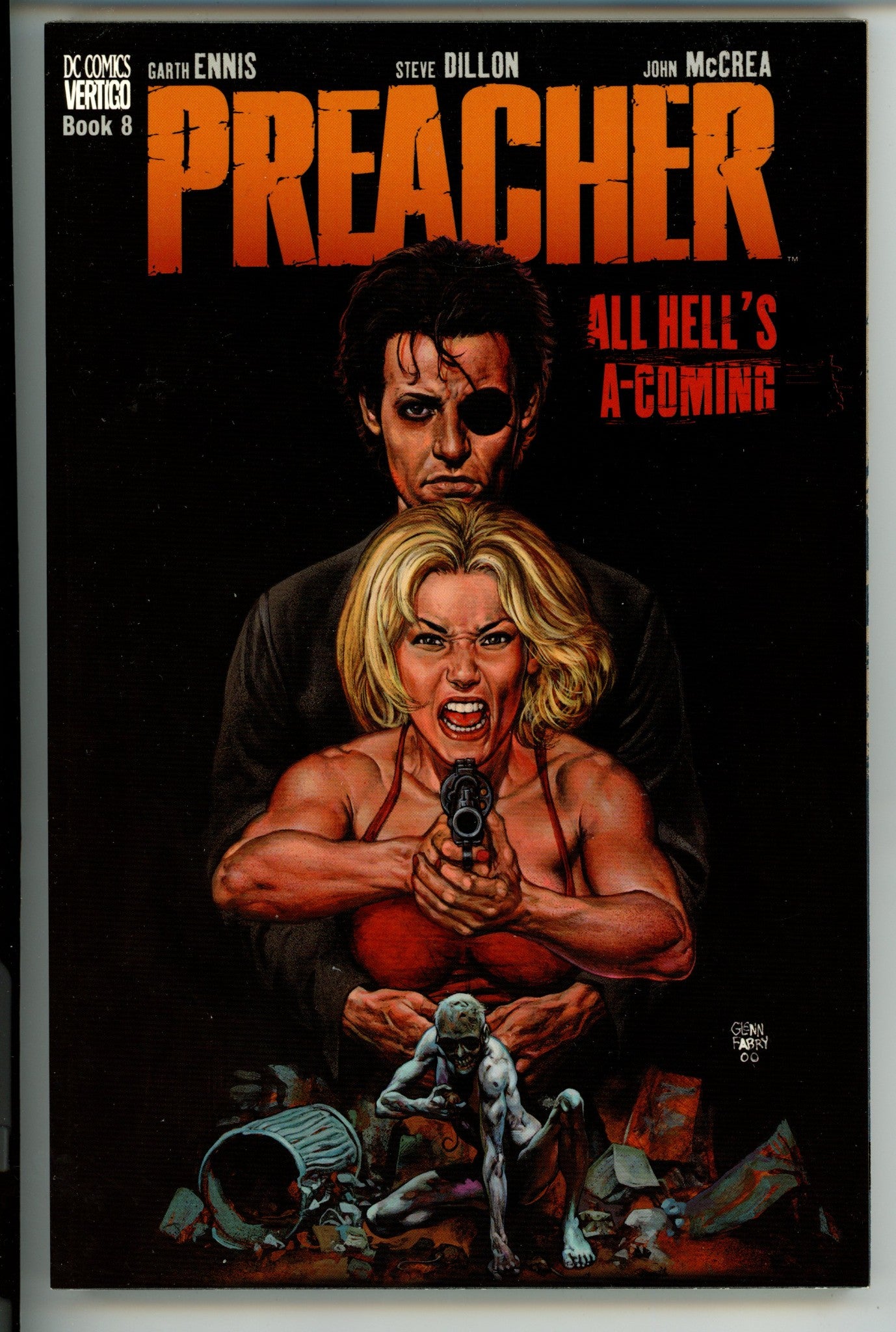 Preacher Vol 8 All Hell's A-Coming 2nd Print TPB