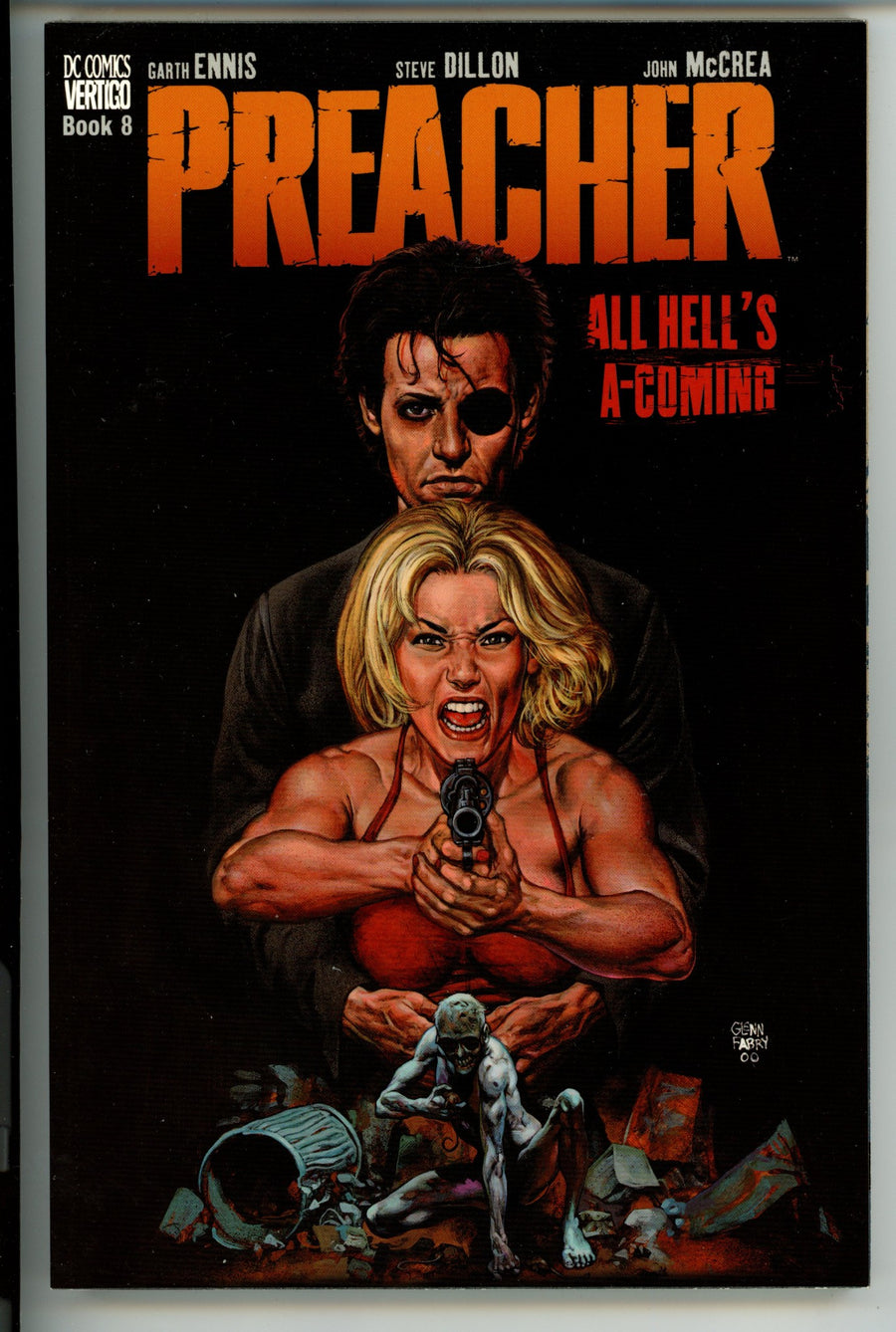 Preacher Vol 8 All Hell's A-Coming 2nd Print TPB
