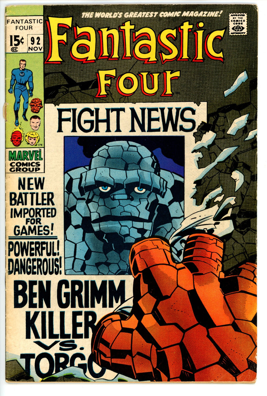 Fantastic Four Vol 1 92 VG-