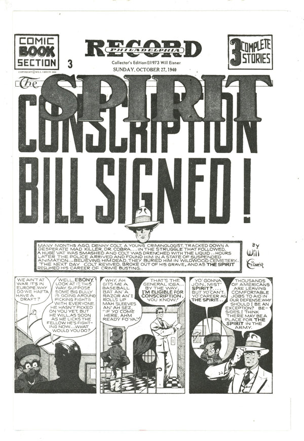 The Spirit: Real Life Intrudes [nn] Collector'S Edition (1973)