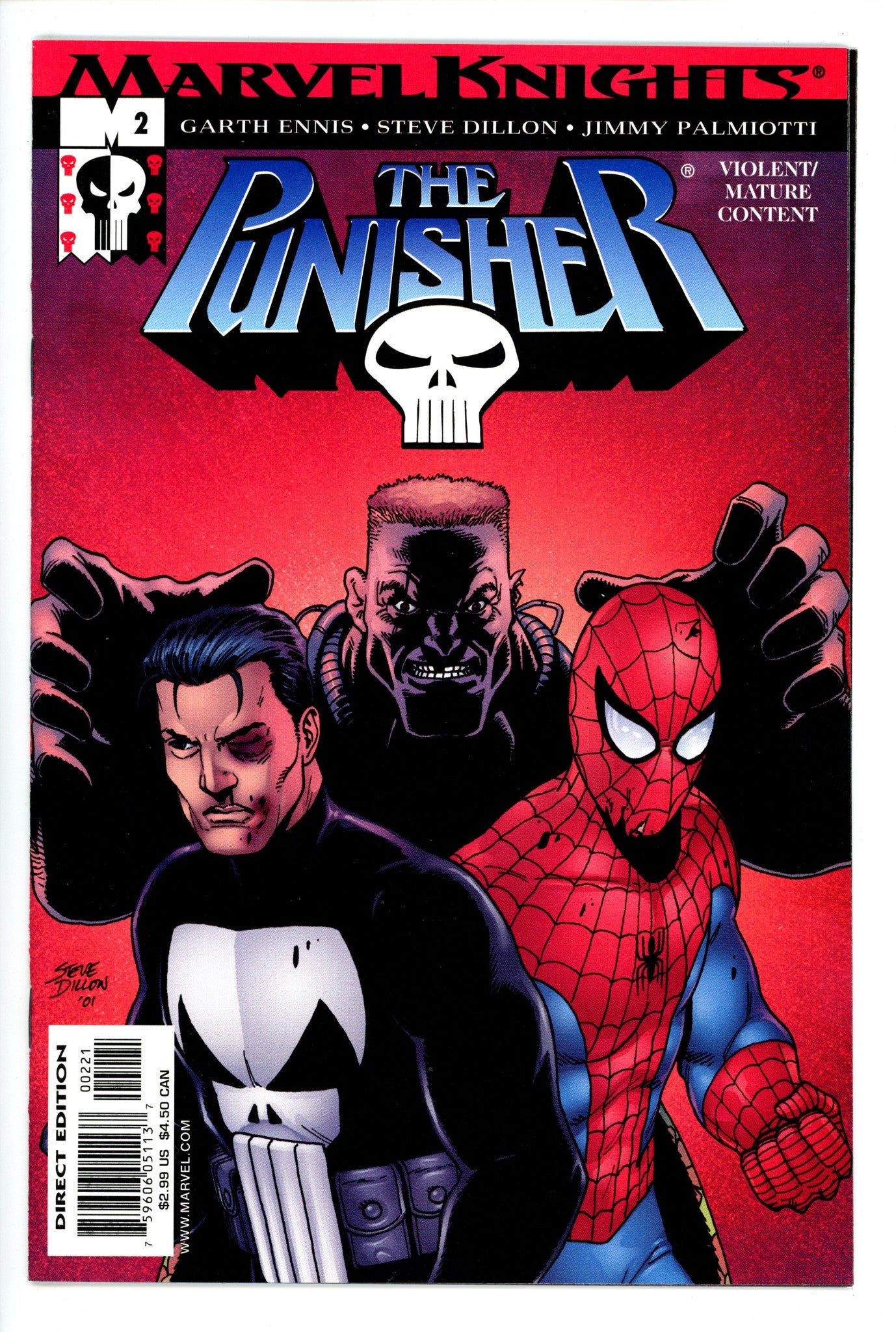 The Punisher Vol 6 2 Dillon Variant