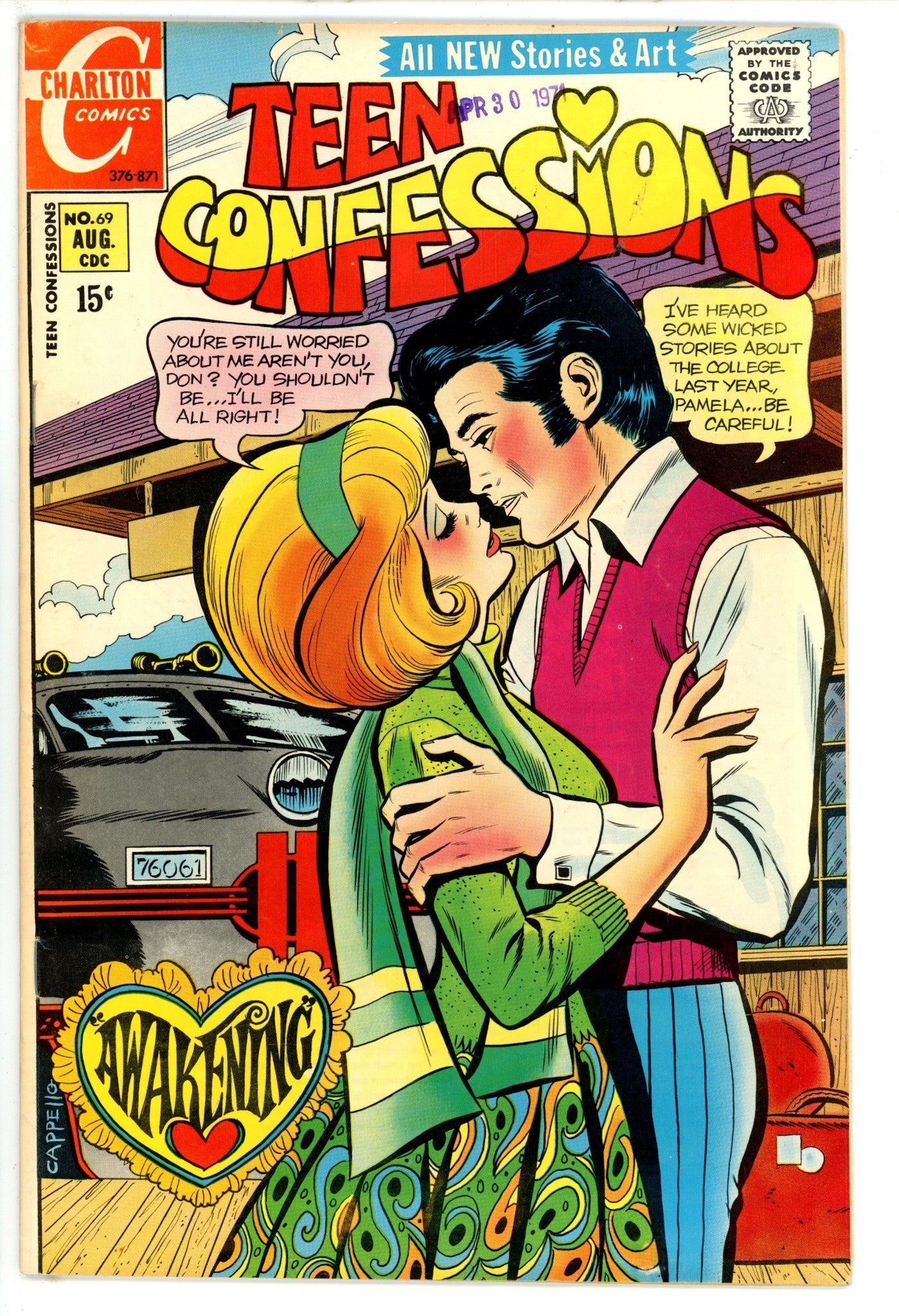 Teen Confessions 69 FN/VF (1971)