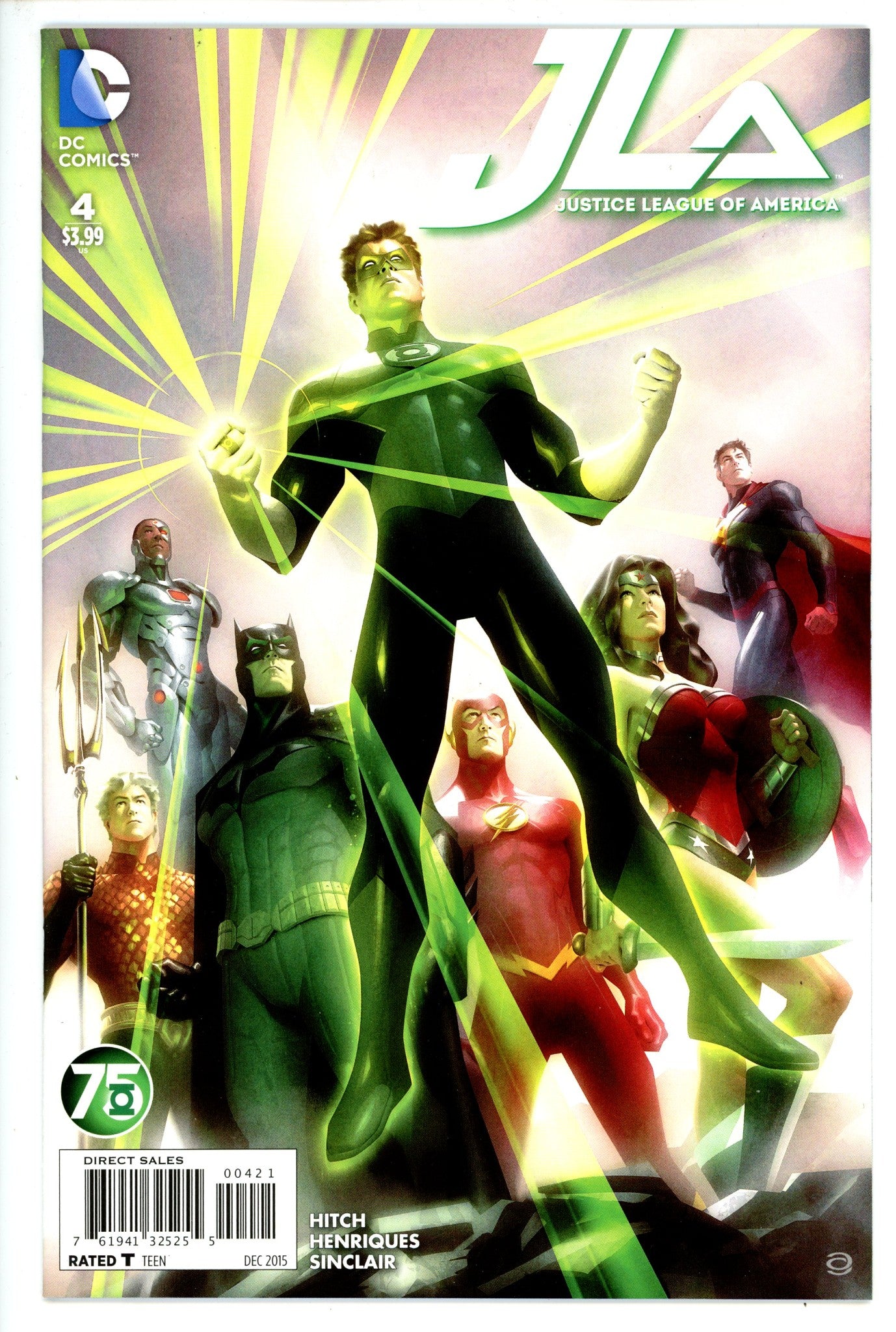 Justice League of America Vol 4 4 Green Lantern Variant