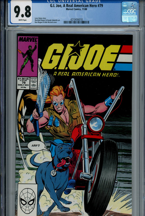 G.I. Joe, A Real American Hero 79 CGC 9.8 (1988)