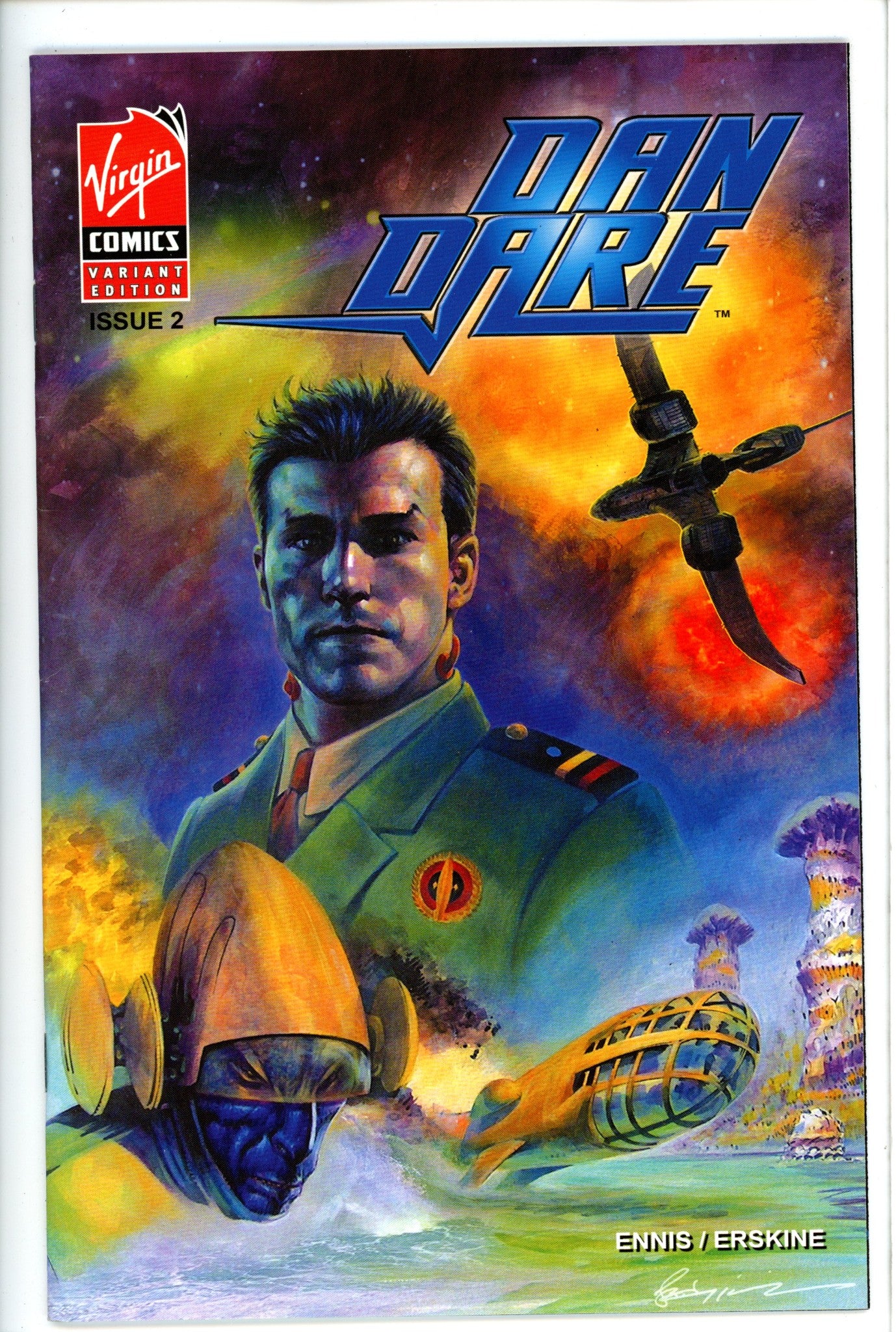 Dan Dare 2 Variant-Virgin-CaptCan Comics Inc