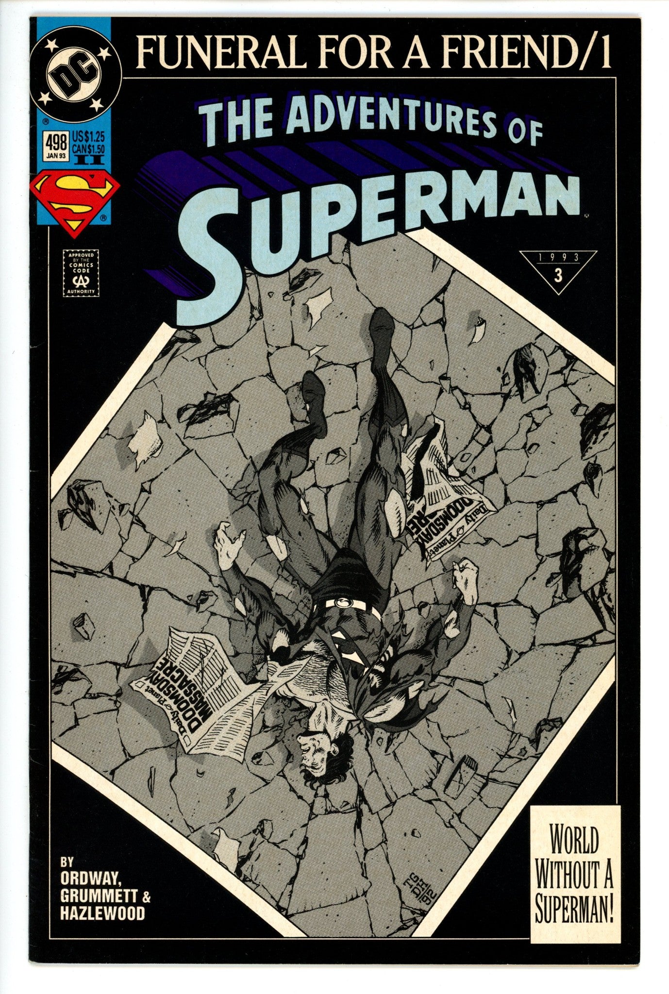Adventures of Superman 498 2nd Print
