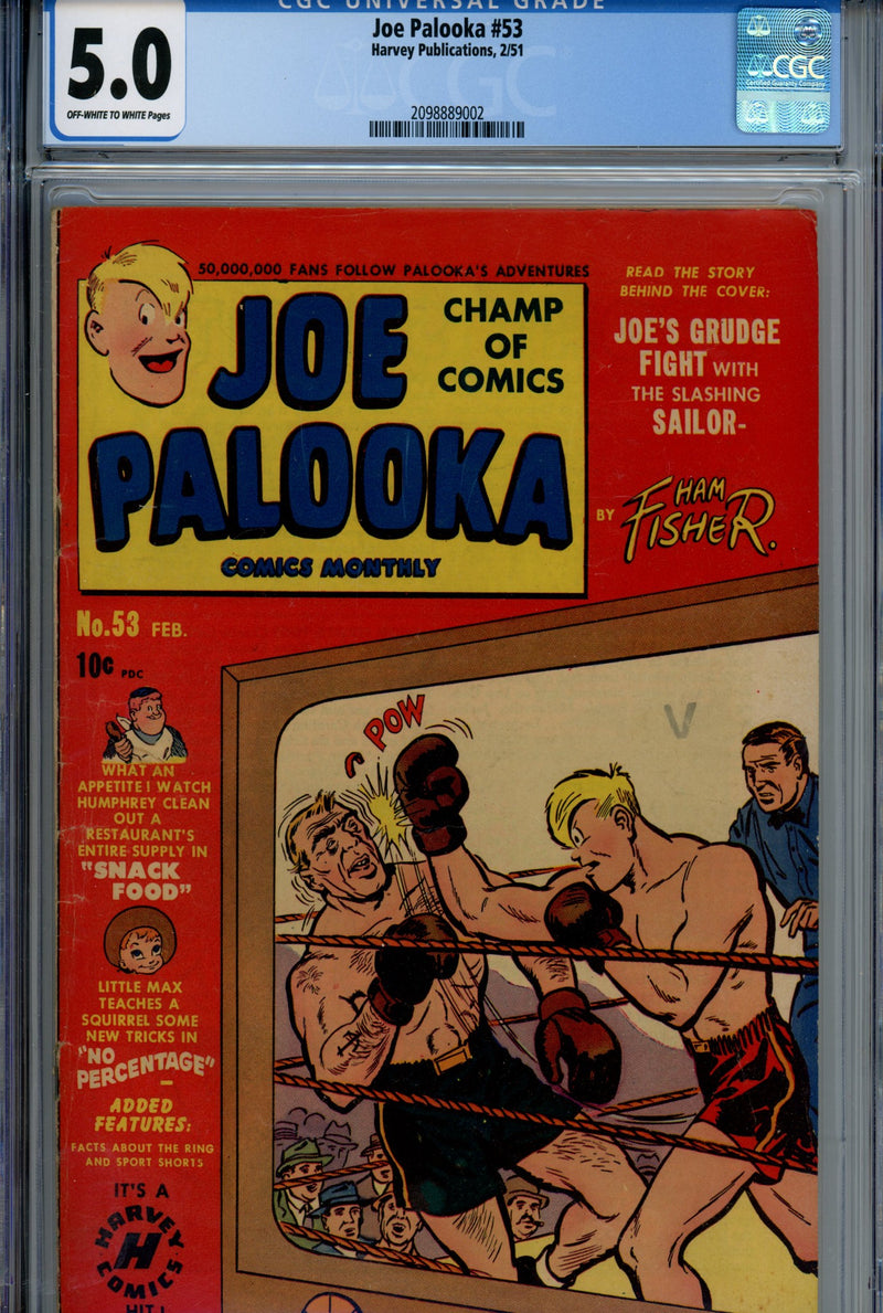 Joe Palooka 53 CGC 5.0 (1951)
