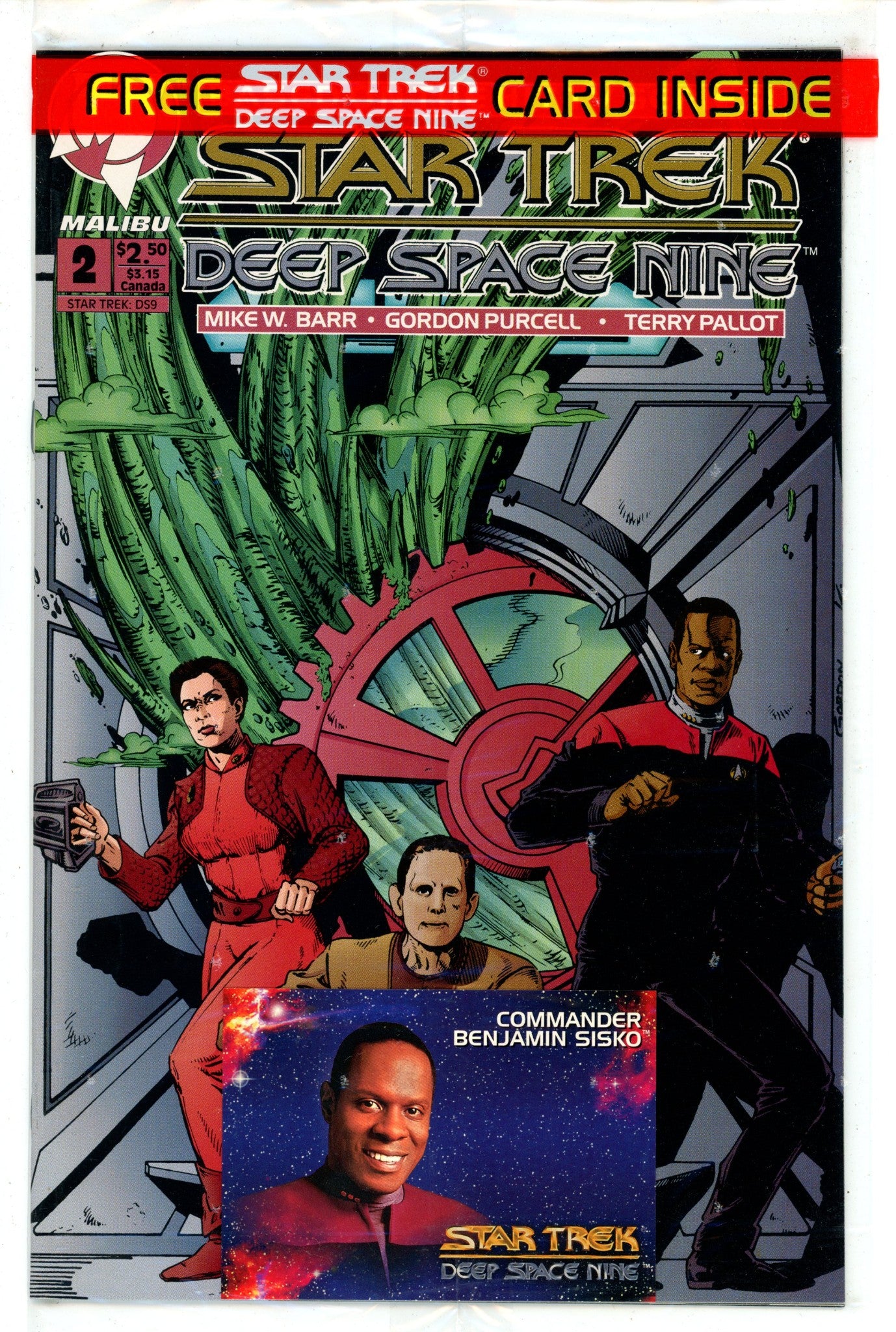 Star Trek Deep Space Nine Vol 1 2 Bagged w/ Card Variant (1993)