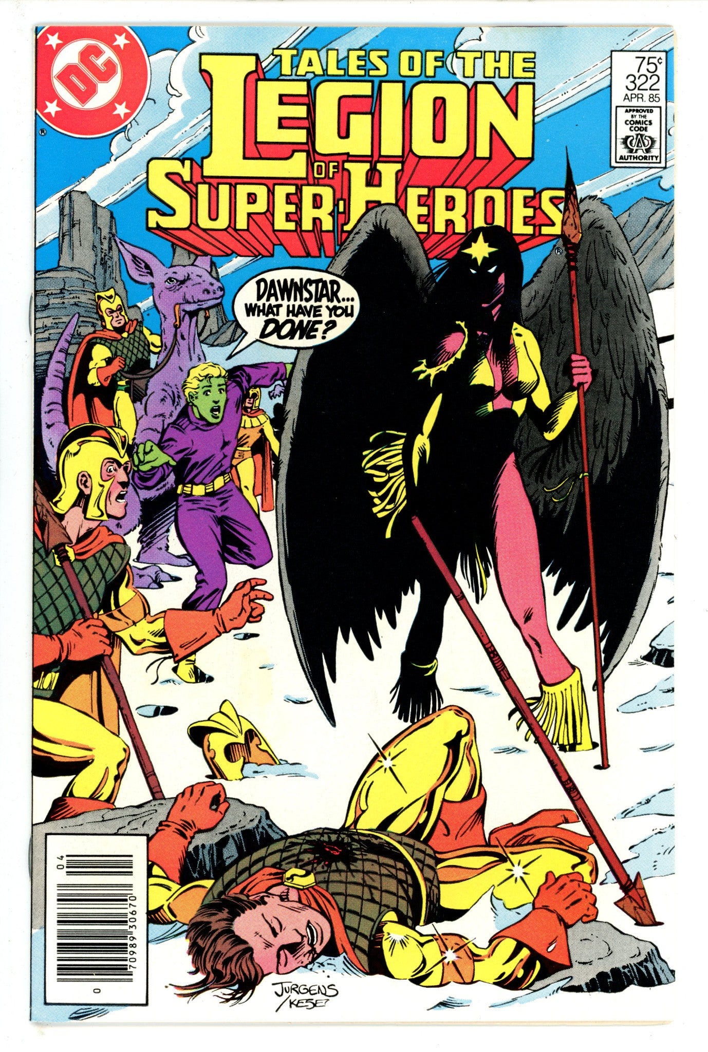 Tales of the Legion of Super-Heroes 322 Newsstand (1985)