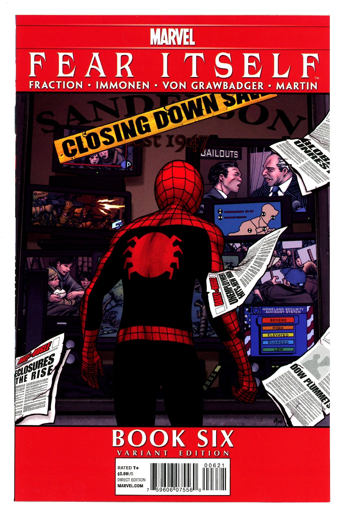 Fear Itself 6 McKone Variant NM-