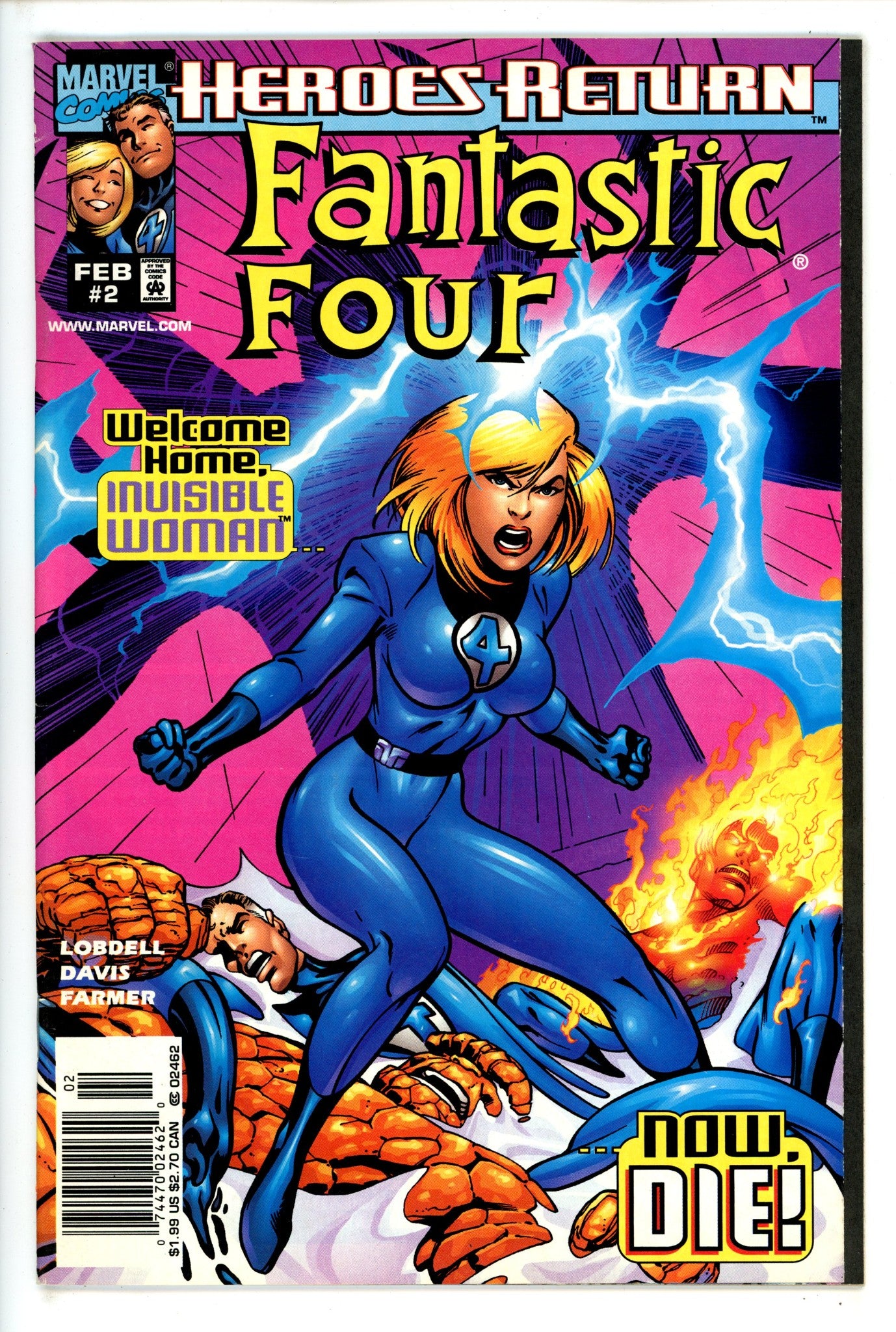 Fantastic Four Vol 3 2 Newsstand
