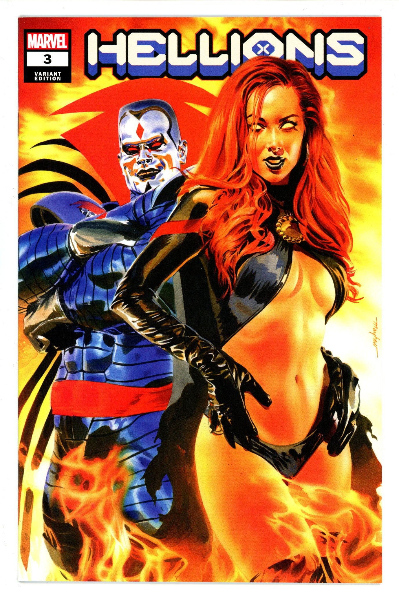 Hellions 3 Mayhew Variant NM+