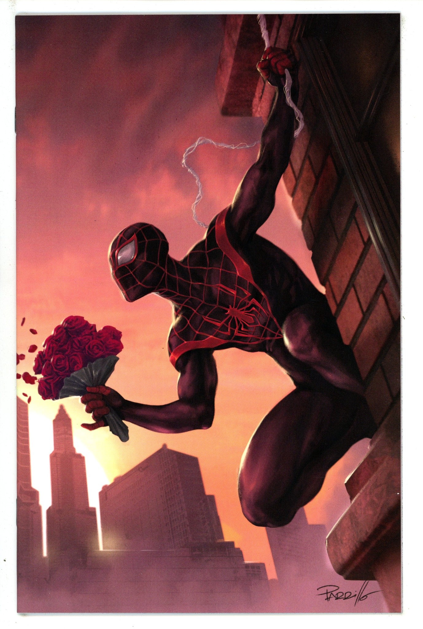 Miles Morales Spider-Man Vol 2 4 Parrillo Virgin Exclusive Variant (2023)