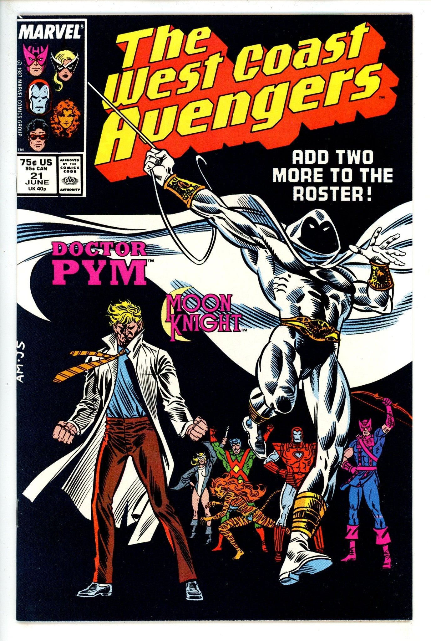 West Coast Avengers Vol 2 21 VF/NM