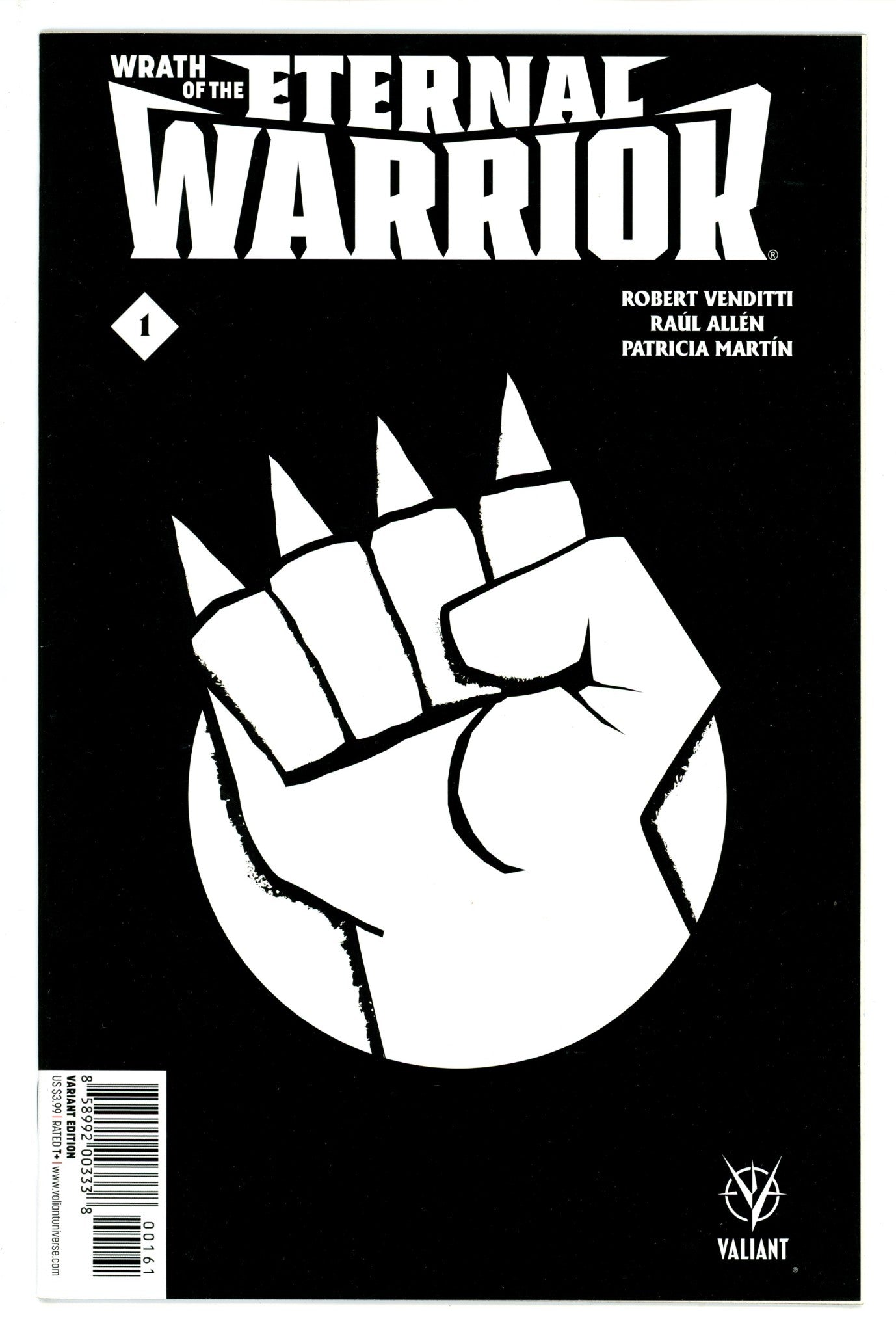 Wrath of the Eternal Warrior 1 Perez Variant