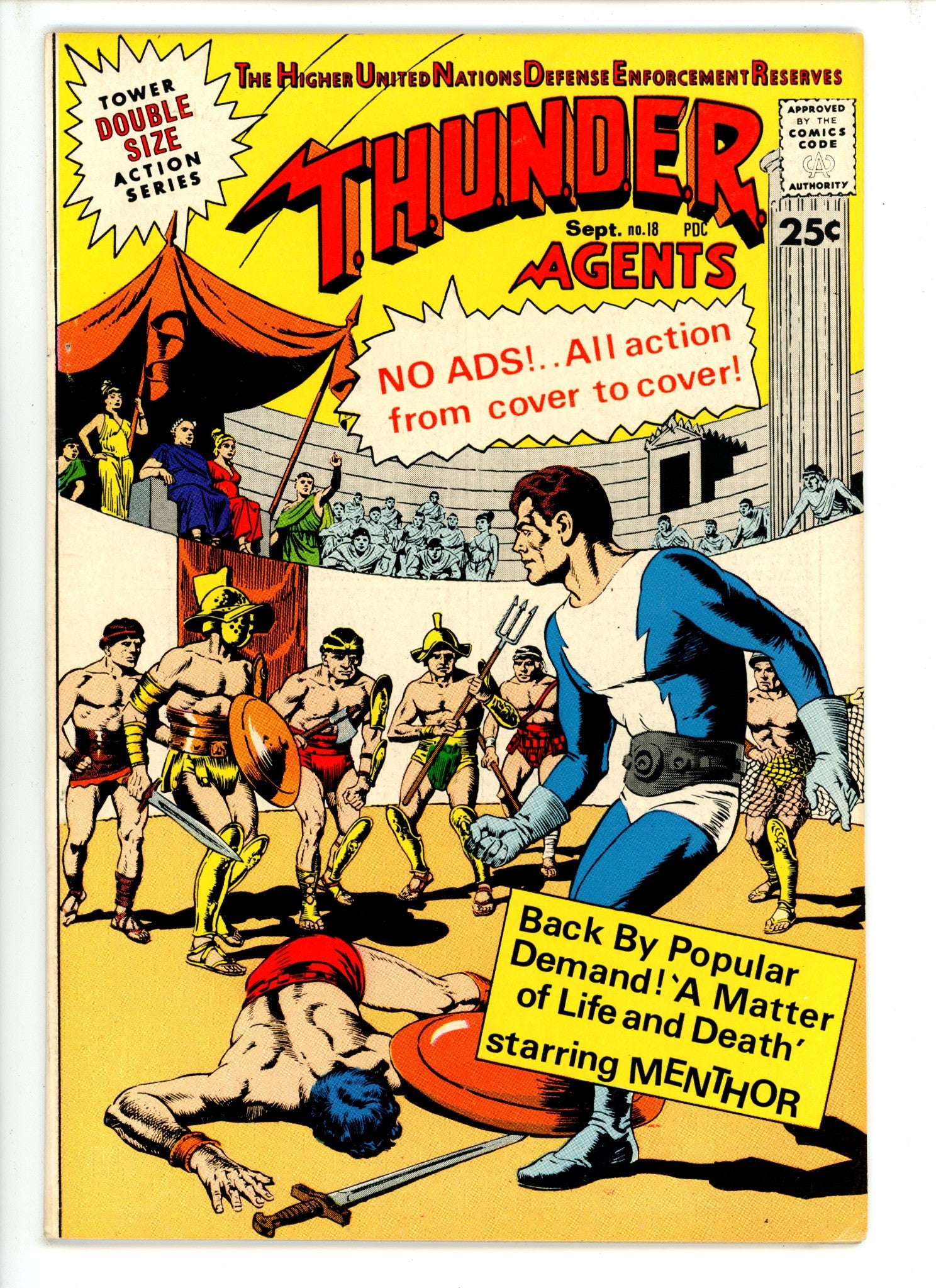 T.H.U.N.D.E.R. Agents 18 FN/VF (1968)