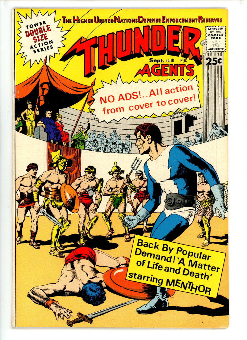 T.H.U.N.D.E.R. Agents 18 FN/VF (1968)