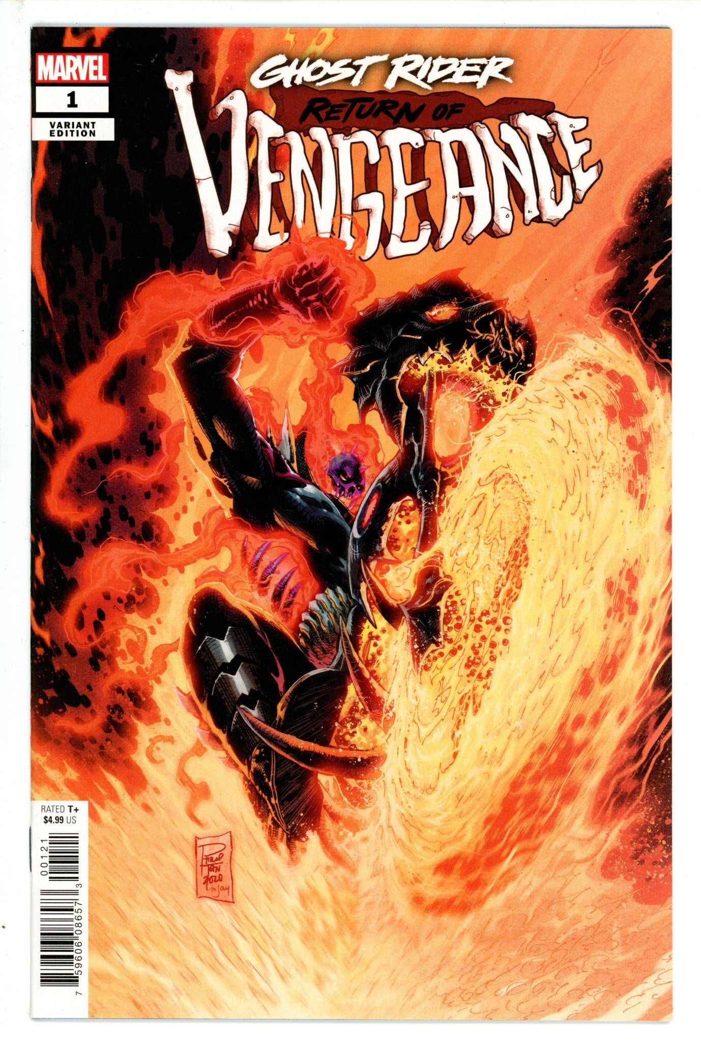 Ghost Rider: Return of Vengeance 1 Tan Variant (2020)