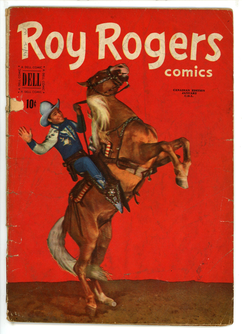 Roy Rogers Comics 36 Canadian Variant GD- (1950)