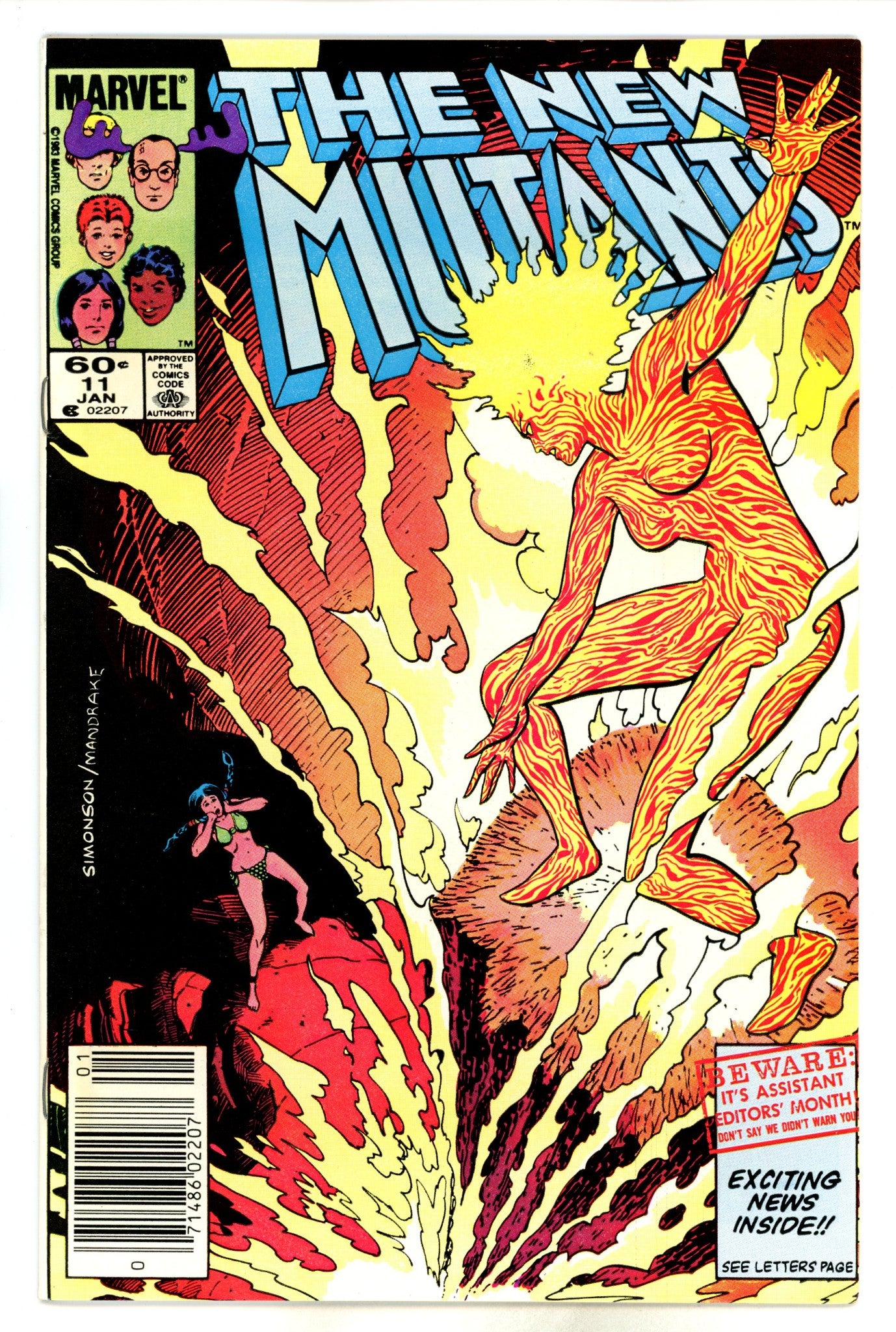 The New Mutants Vol 1 11 Newsstand