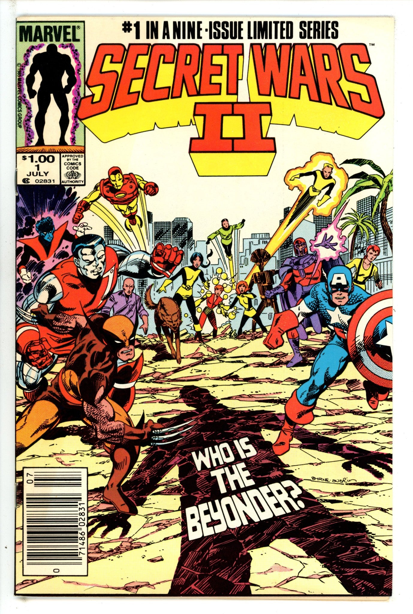 Secret Wars II 1 Canadian Price Variant FN (1985)