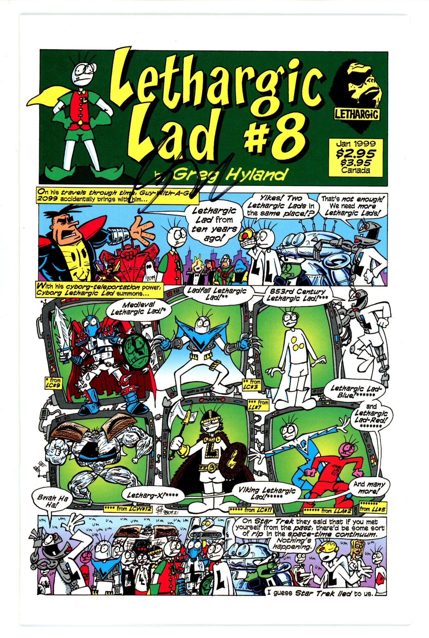 Lethargic Lad 8 Signed Hyland