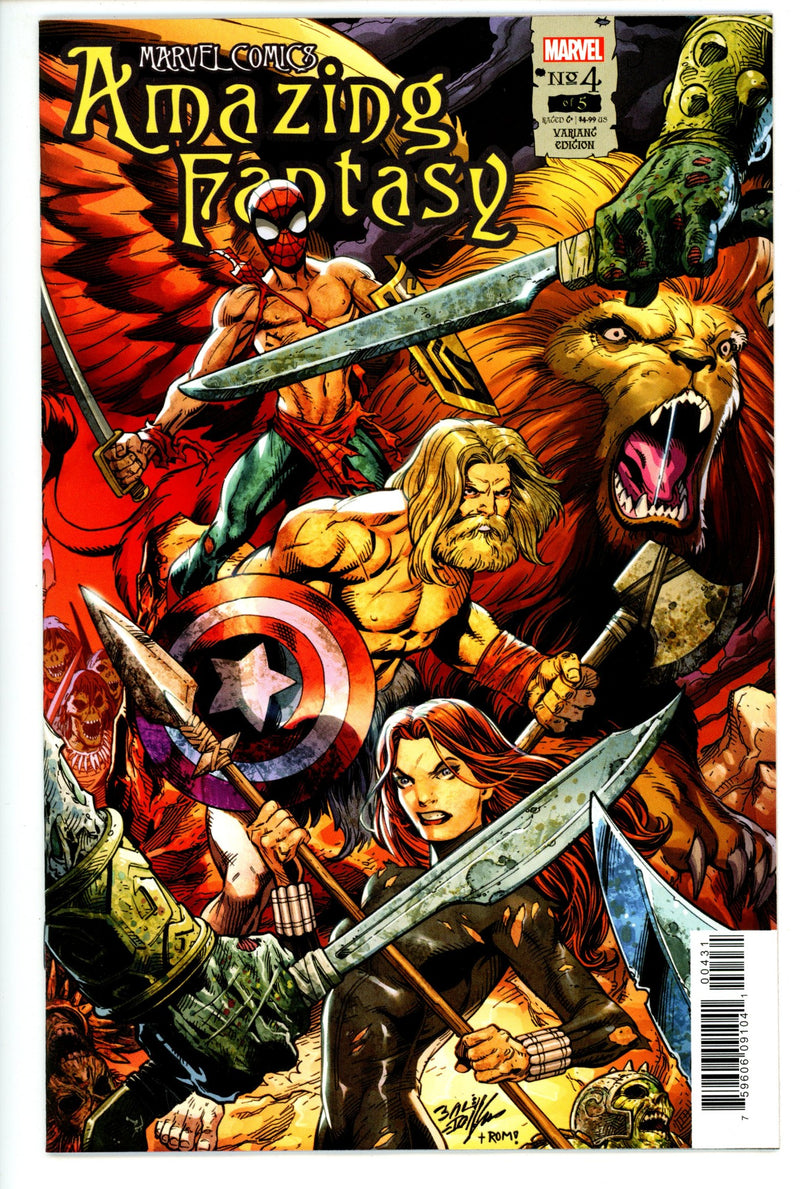 Amazing Fantasy Vol 3 4 Bagley Variant NM+ (2021)