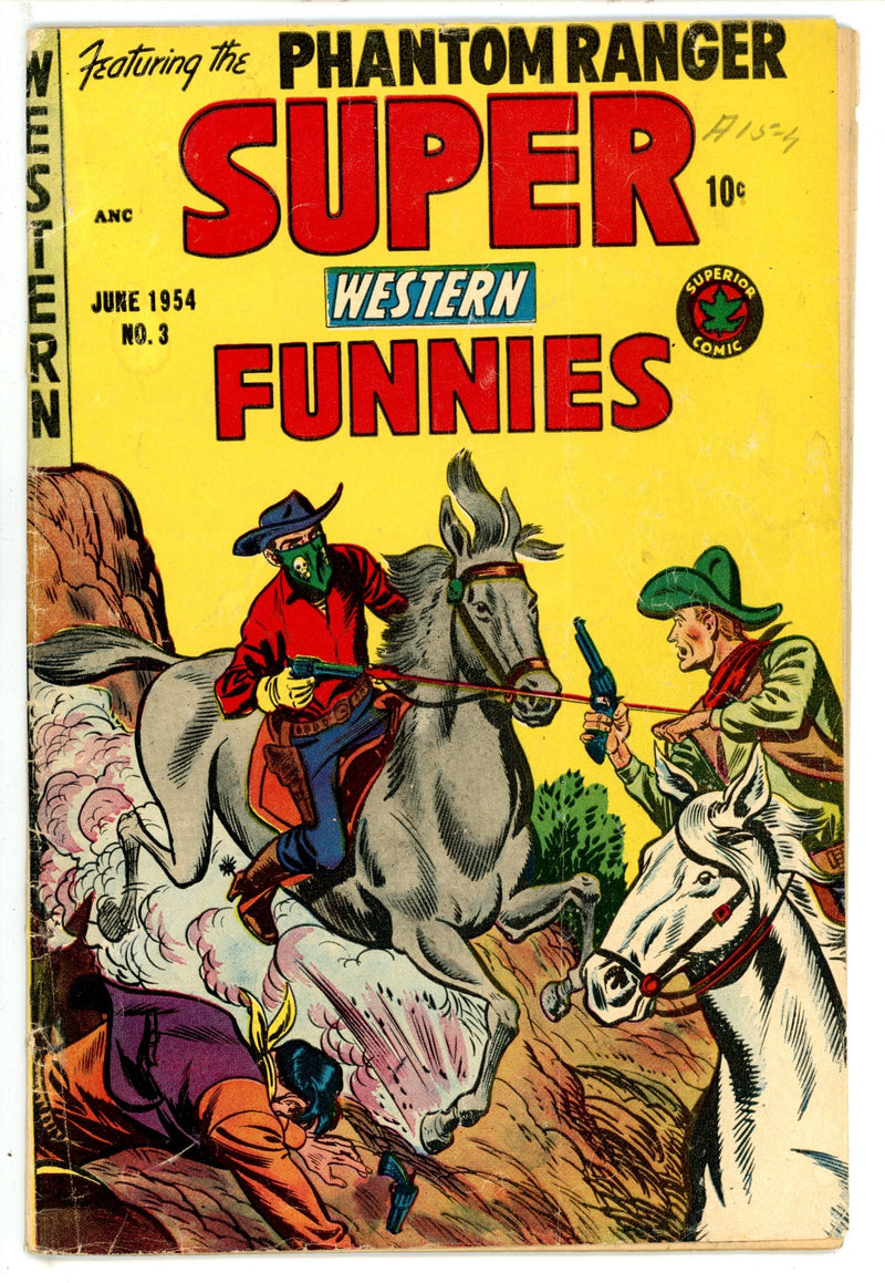 Super Western Funnies 3 Canadian Price Variant GD/VG (1954)