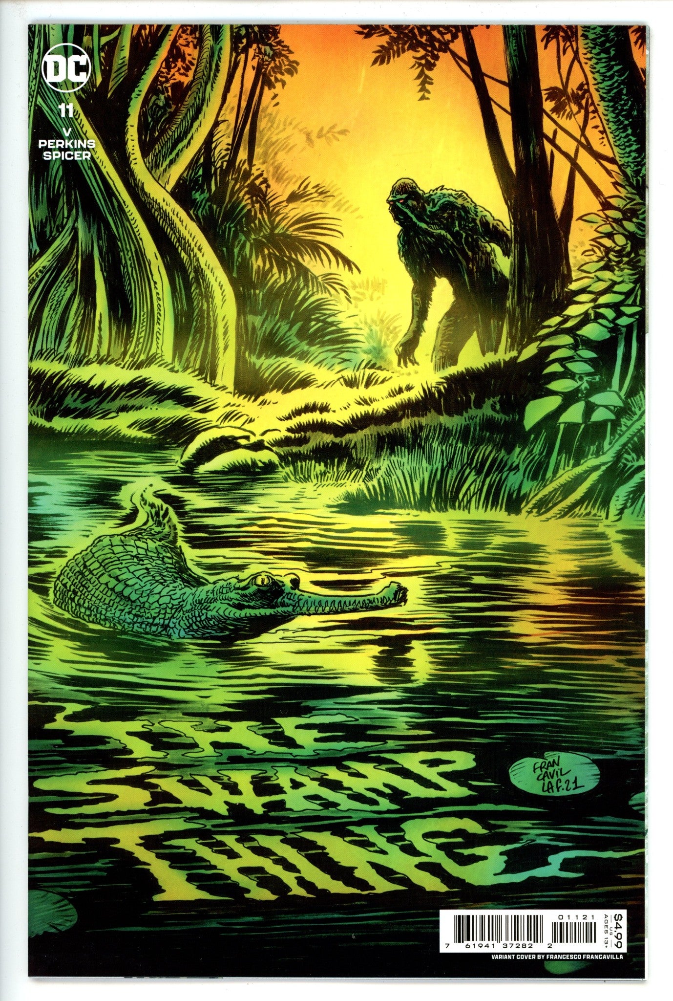 Swamp Thing Vol 7 11 Francavilla Variant (2022)