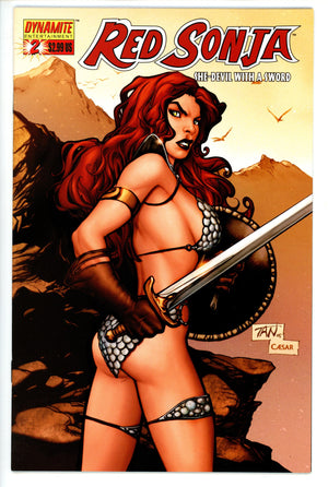 Red Sonja Vol 1 2 Tan Variant