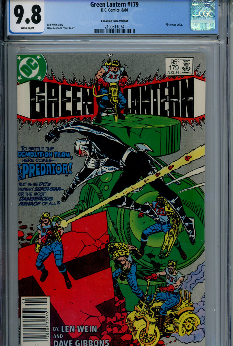 Green Lantern Vol 2 179 CGC 9.8 (1984)