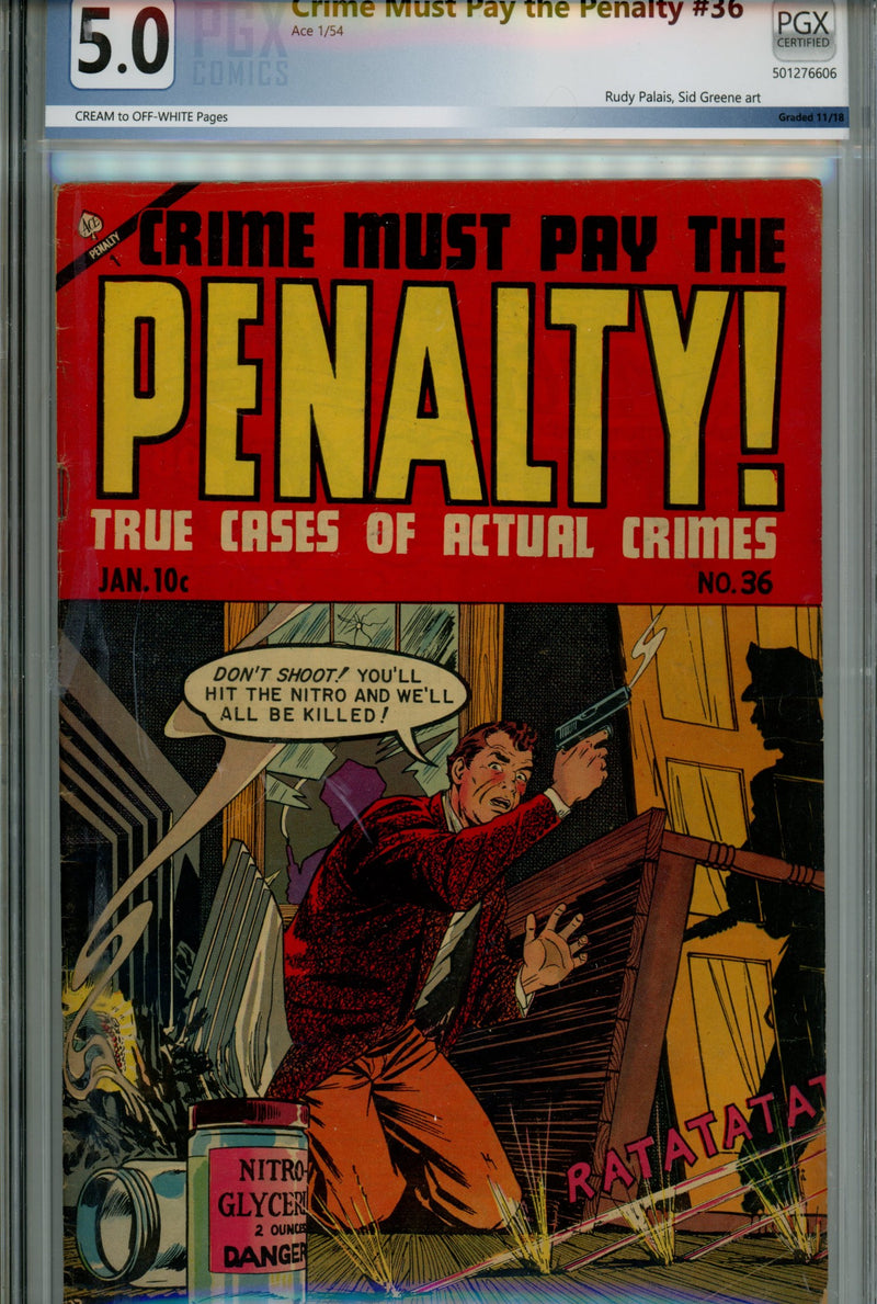 Crime Must Pay the Penalty 36 PGX 5.0