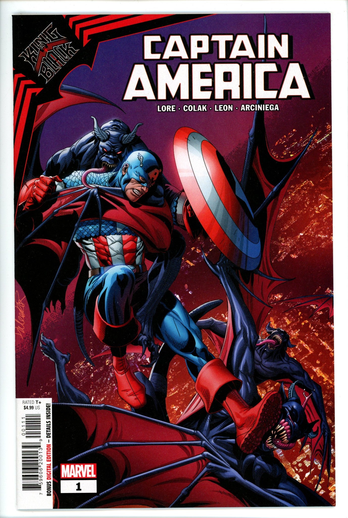 King in Black Captain America 1-Marvel-CaptCan Comics Inc