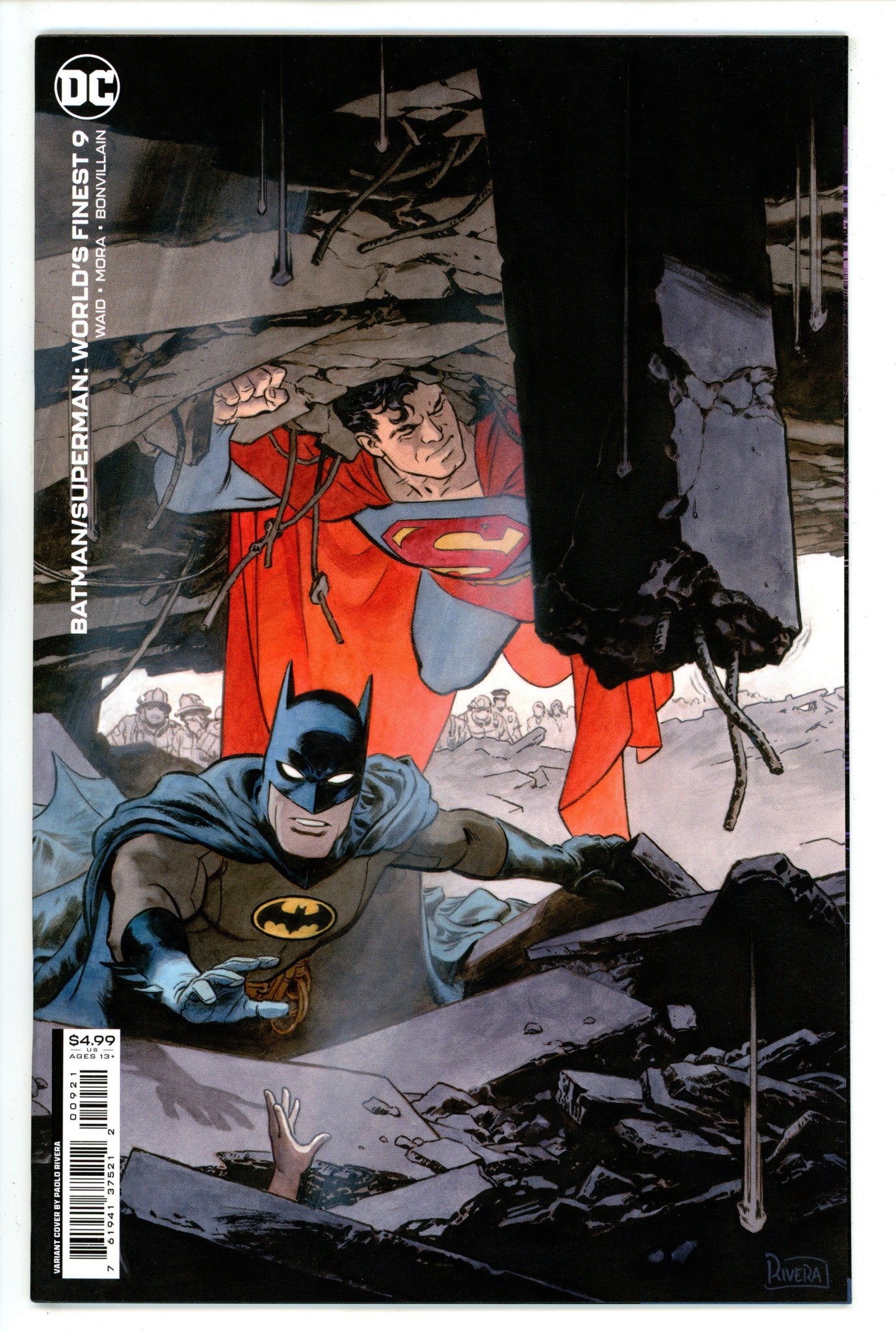 Batman / Superman Worlds Finest 9 Rivera Variant