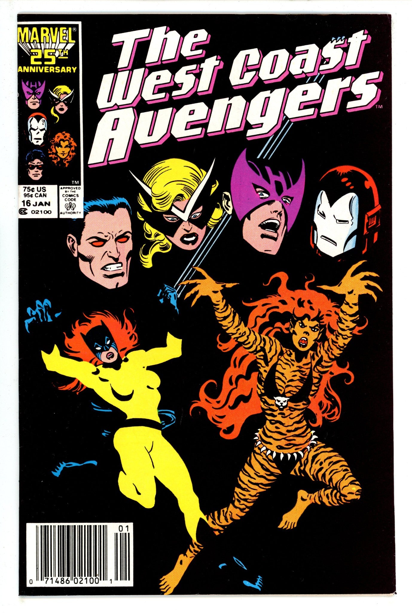 West Coast Avengers Vol 2 16 Newsstand (1987)