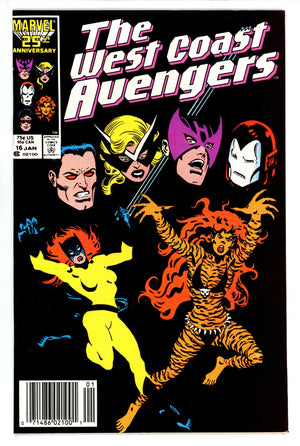 West Coast Avengers Vol 2 16 Newsstand (1987)