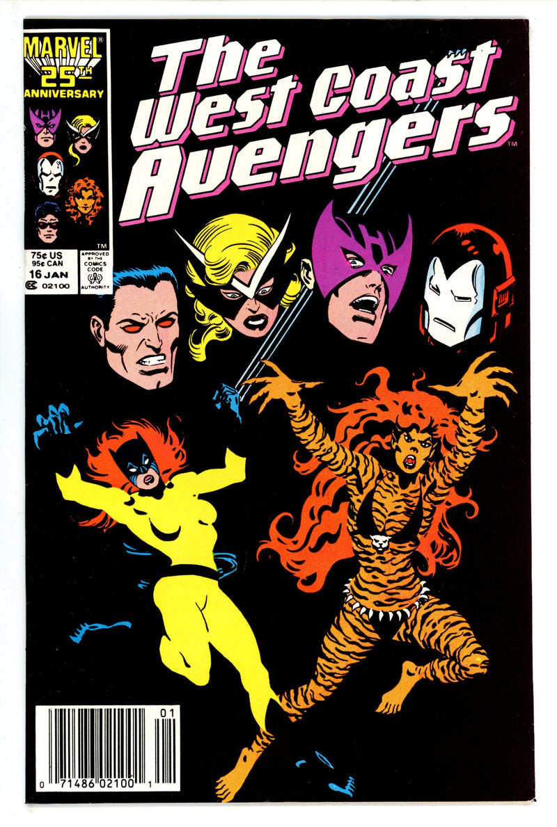 West Coast Avengers Vol 2 16 Newsstand (1987)