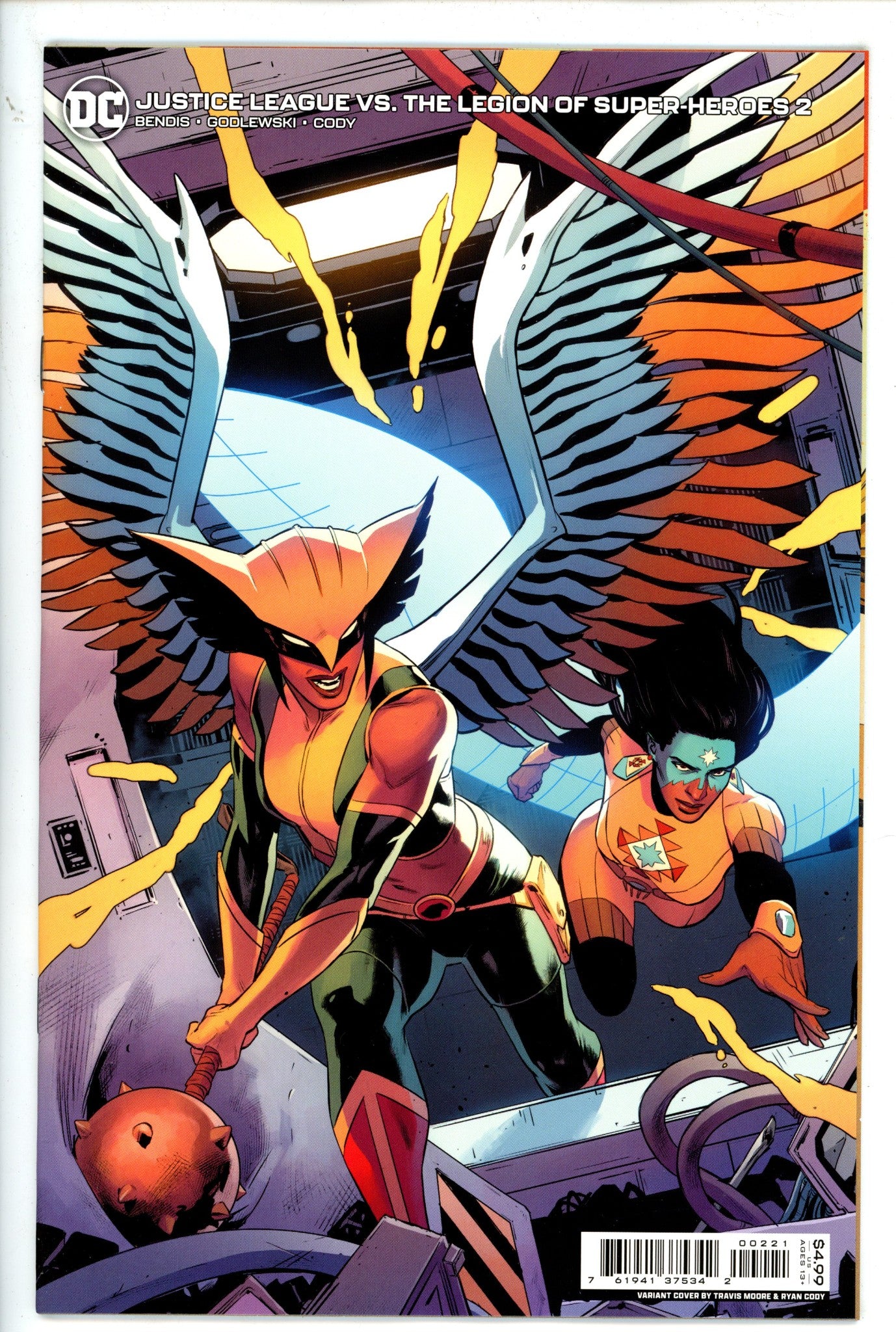 Justice League vs the Legion of Super-Heroes 2 Moore Variant (2022)