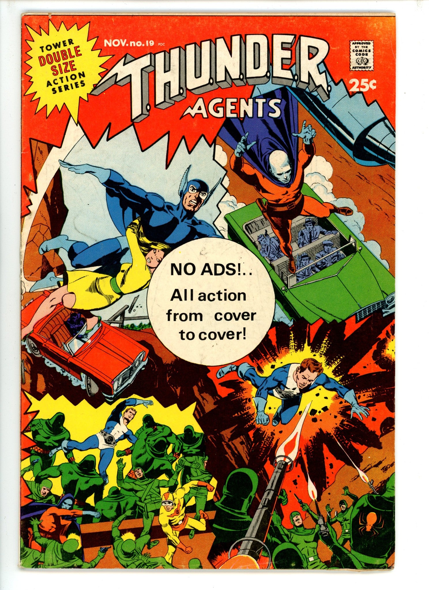 T.H.U.N.D.E.R. Agents 19 FN+ (1968)