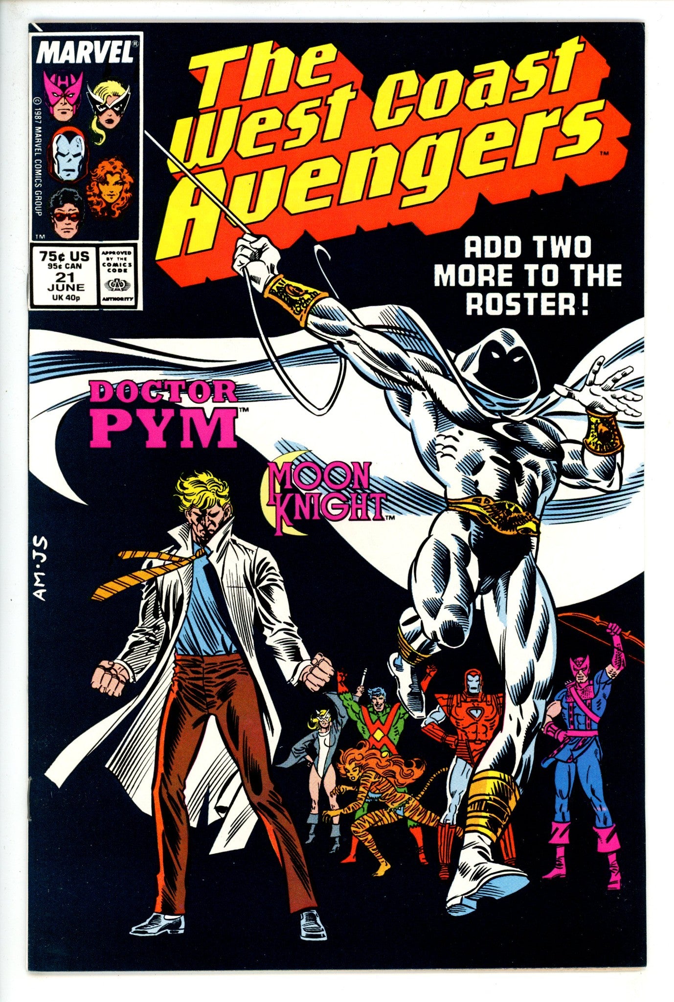 West Coast Avengers Vol 2 21 NM-