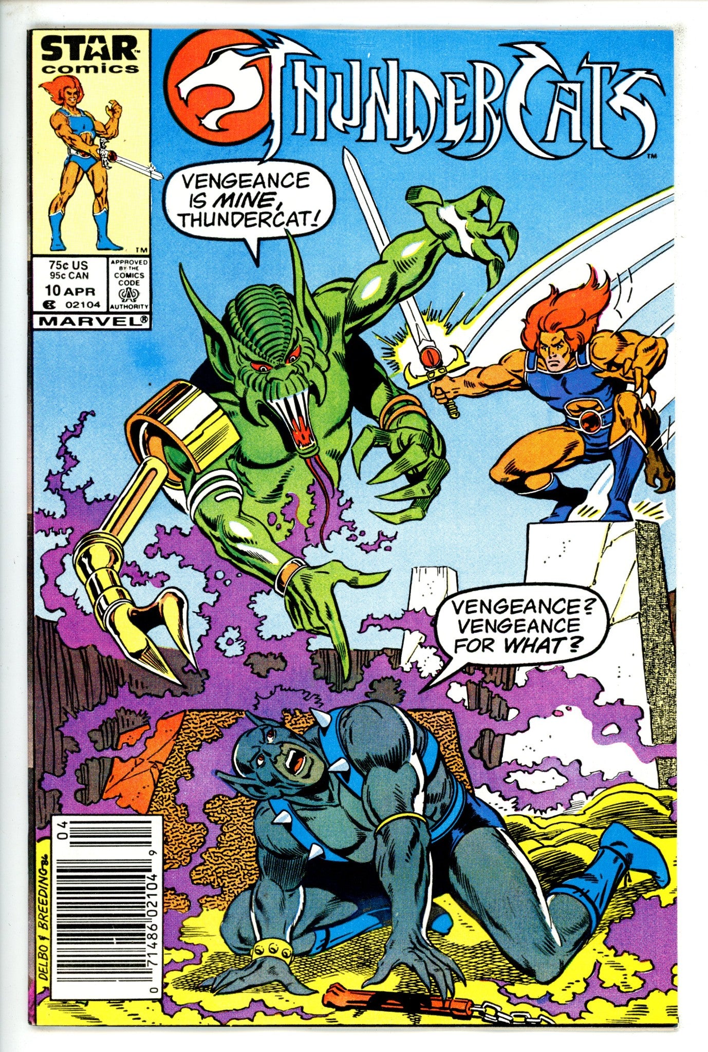 Thundercats 10 Newsstand VF+