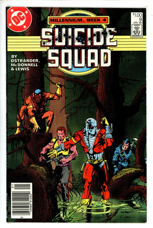 Suicide Squad Vol 1 9 Canadian Price Variant NM- (1988)