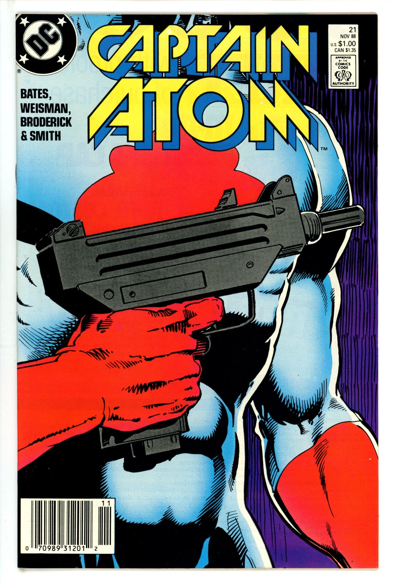 Captain Atom Vol 3 21 Newsstand (1988)
