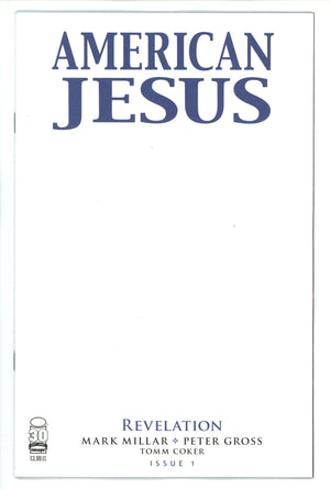 American Jesus Revelation 1 Blank Variant (2022)