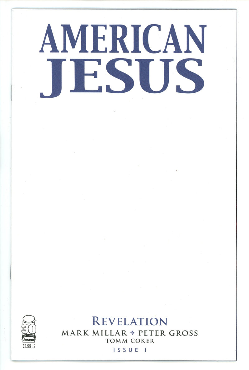 American Jesus Revelation 1 Blank Variant (2022)